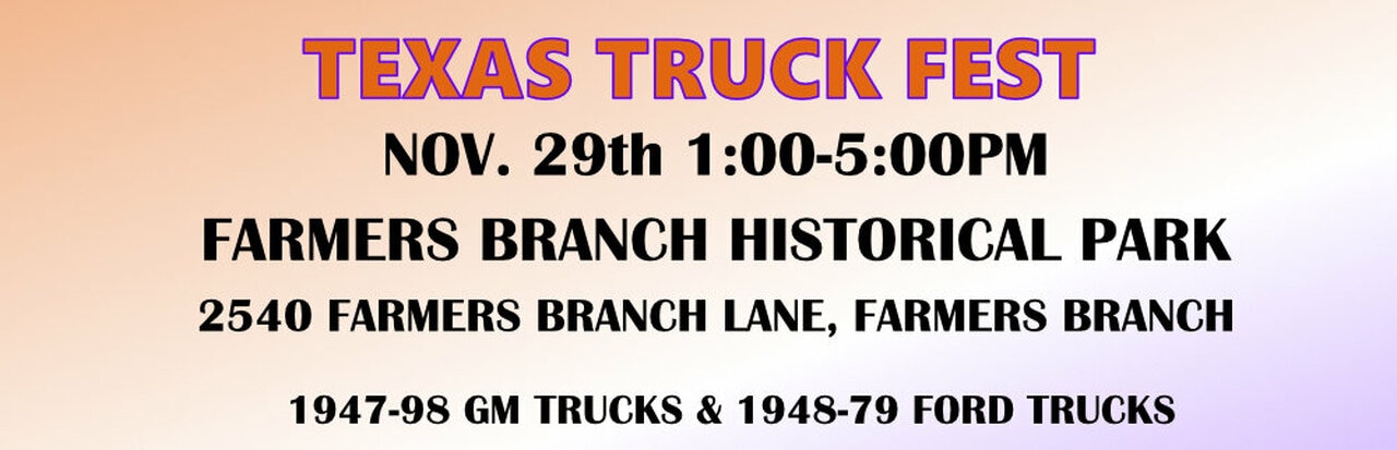 Texas Truck Fest Banner